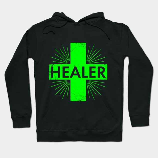 Queue Up for Healer Hoodie by AceOfTrades